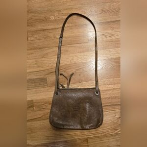 roots leather crossbody